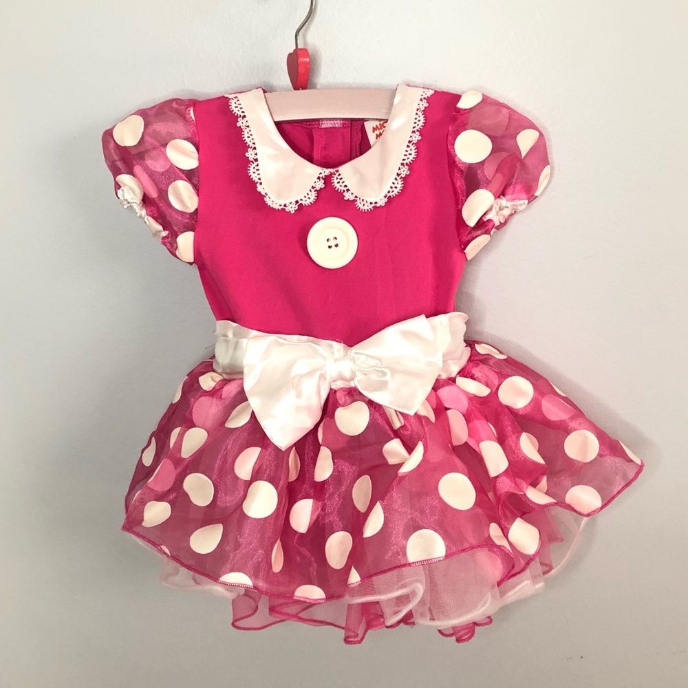 Minnie Mouse Disney Dress Costume 12-18 Months